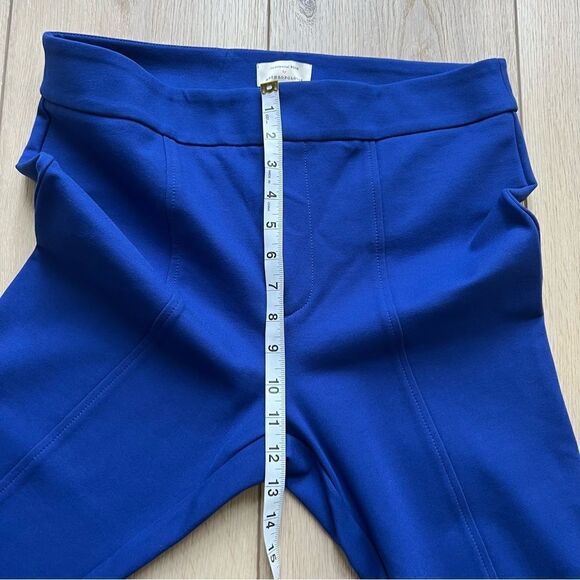 Anthropologie Essential Slim Knit Pants Trousers Cobalt Royal Blue Size 10 - Picture 10 of 15